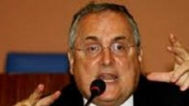 Il patron del club biancoceleste Claudio Lotito