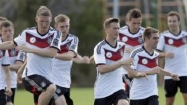 Germania in allenamento, sfider&agrave; il Brasile