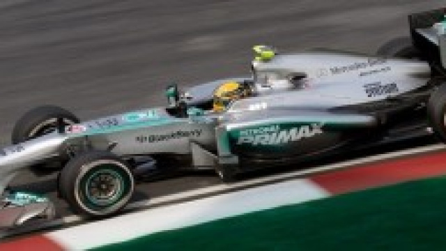 Lewis Hamilton su Mercedes 