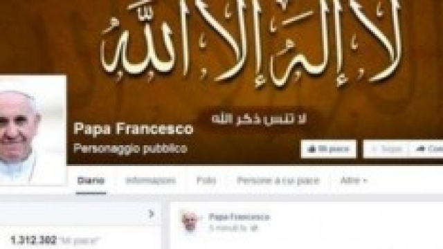 Pagina Facebook invasa dagli hacker.