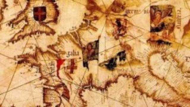 Particolare di un portolano cinquecentesco