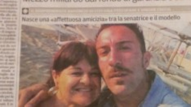 Nasce l'amicizia tra il modello e la senatrice