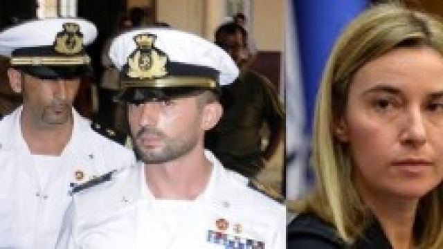 I mar&ograve;, La Torre e Girone e il ministro Mogherini