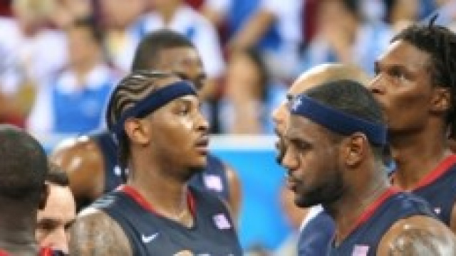 La nazionale degli Stati Uniti di basket