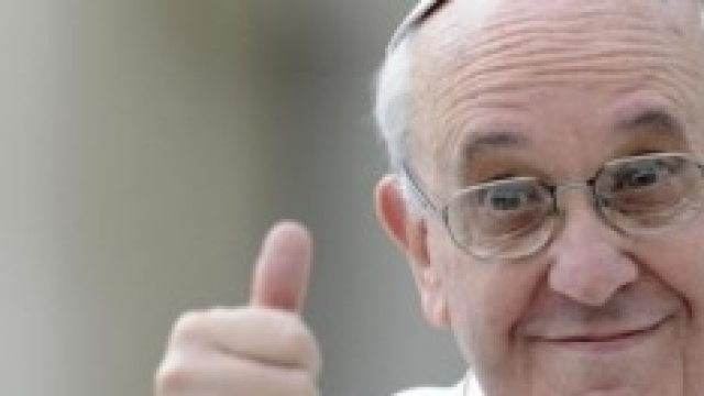 L'arrivo di papa Francesco a Seul.