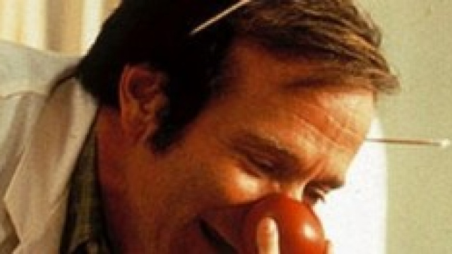 Robin Williams in una scena di Patch Adams.