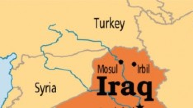 Scenario di guerra nel nord dell' Iraq