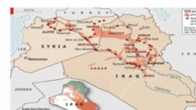 Zone sotto il controllo dell'Isis