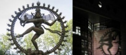 Shiva en edificio del  Colisionador de Hadrones