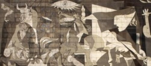 El famoso cuadro titulado "Guernica"