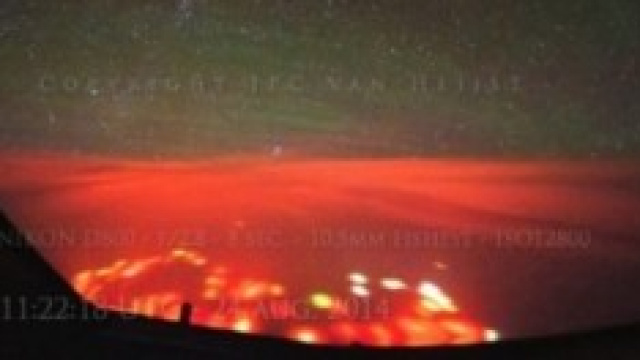 Il fenomeno luminoso al largo della Kamchatka