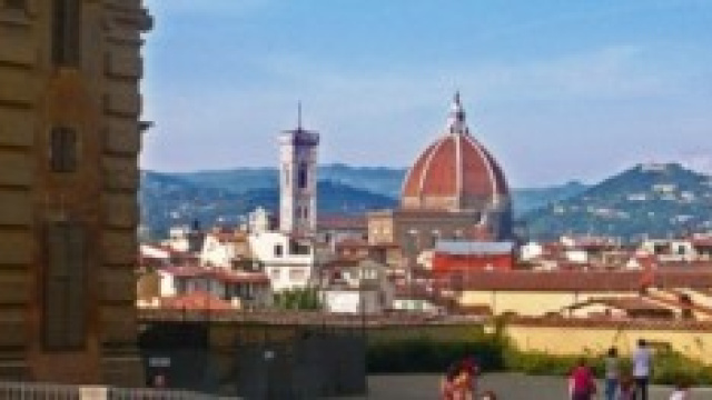 Scorcio del Duomo scattato dal Giardino di Boboli