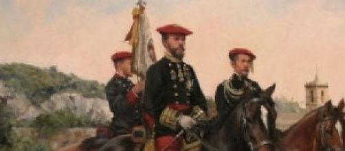 Carlos VII en Estella,por el gran A.Ferrer Dalmau.