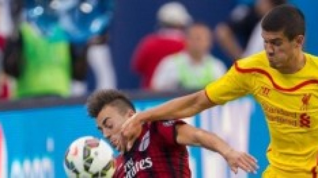 El Shaarawy in azione contro il Liverpool