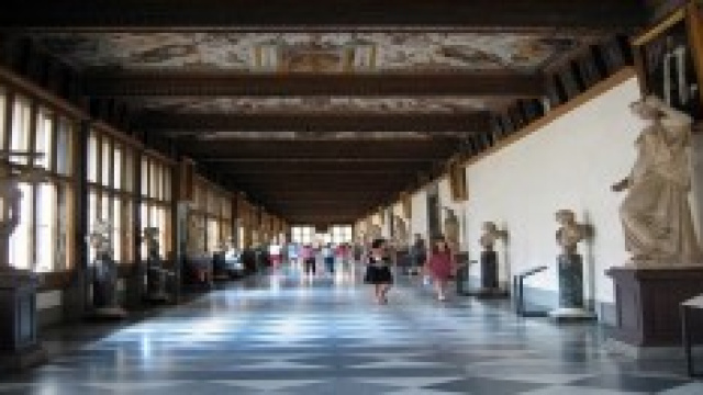 La Galleria degli Uffizi a Firenze 