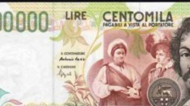 Le 100.000 lire "Caravaggio" 