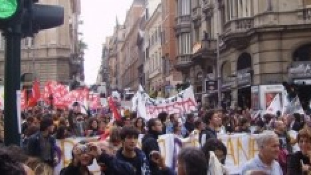 Protesta per i Quota 96   