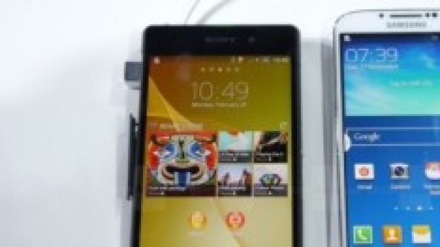sony xperia z2 e samsung galaxy s5