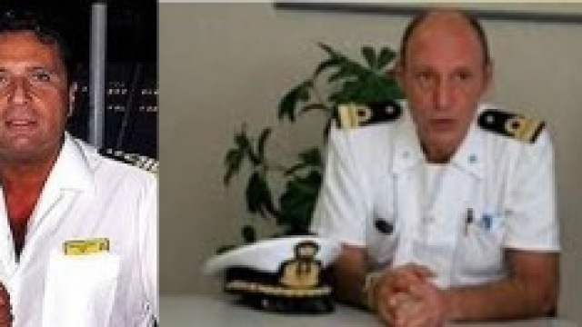 Francesco Schettino e Gregorio De Falco