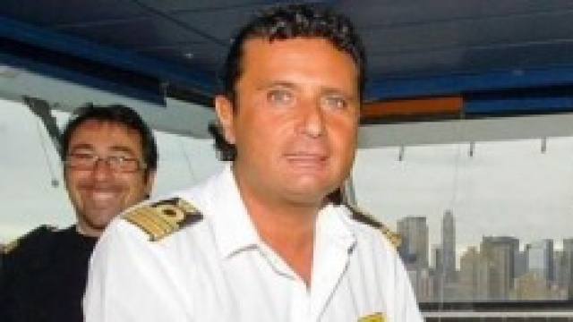 Schettino quando era ancora capitano