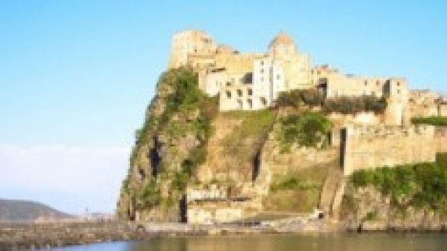 Il Castello Aragonese situato ad Ischia Ponte