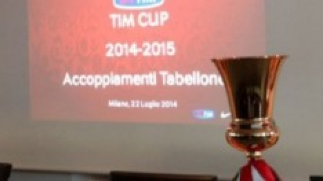 Coppa Italia 2014/15, 1&deg; turno del 10 agosto