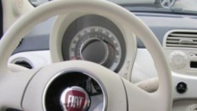 Il volante della Fiat 500