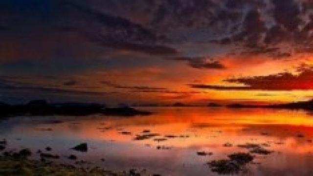 Immagine del Tramonto oceanico 