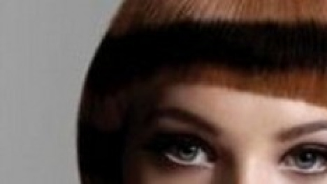 Un particolare bob corto bicolor