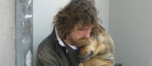 Indigentes en las calles. 