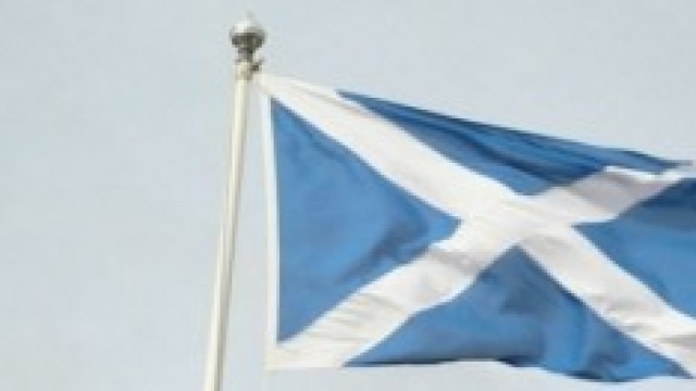 La Bandiera nazionale della Scozia 