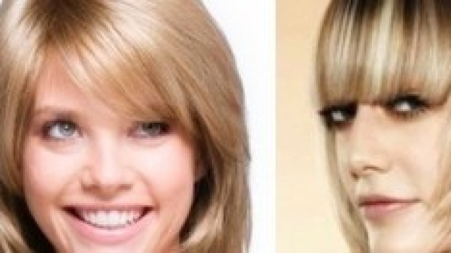 Long bob con frangia o ciuffo