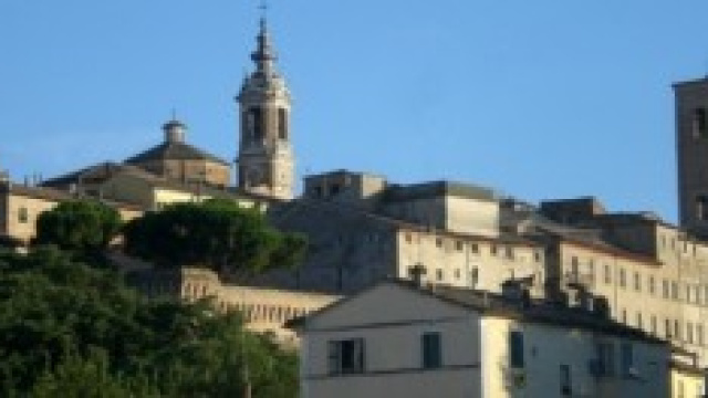 Il centro di Jesi dove ieri sono avvenuti i fatti