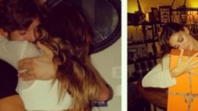 Belen Rodriguez riceva una Birkin da De Martino