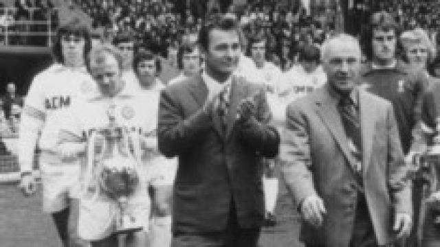 Clough con la Coppa dei Campioni vinta due volte