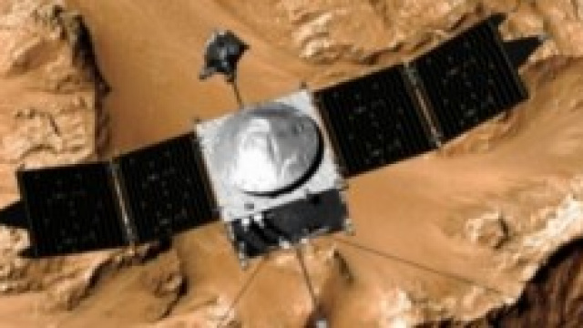 La sonda Maven in orbita marziana. 