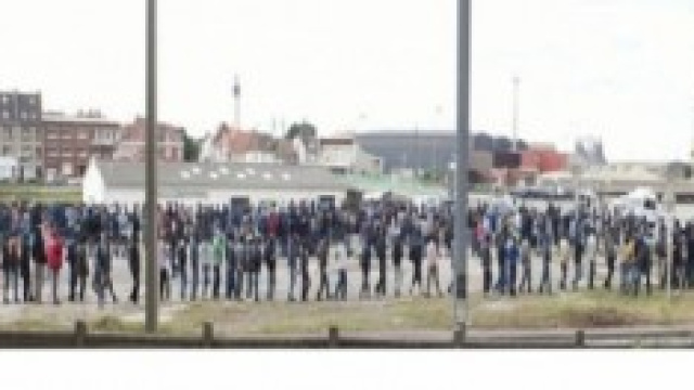 Immigrati ammassati a Calais