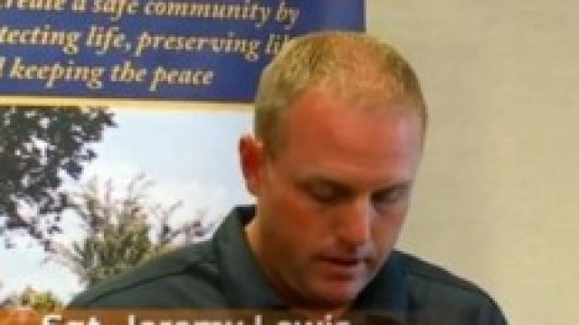 Il Sergente Jeremy Lewis della Polizia di Moore