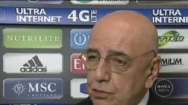 Serie A: Ad Galliani parla bene del suo Milan
