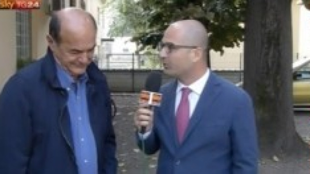 Intervista di Sky a Pier Luigi Bersani 