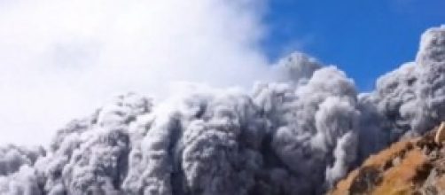 Flujo Pirocl&aacute;stico fotografiado en la huida