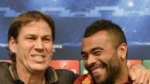Rudi Garcia e Ashley Cole