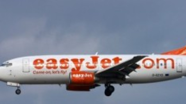 Un aereo della Easyjet in volo