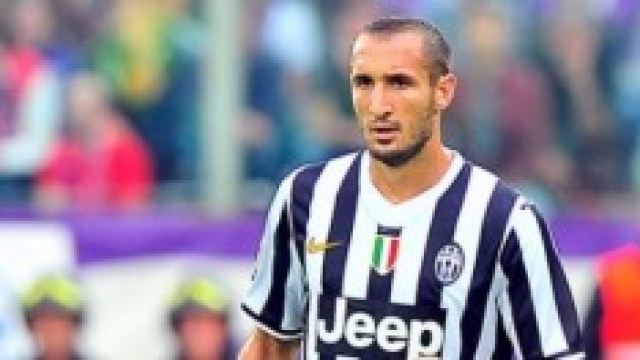 Il difensore bianconero Giorgio Chiellini