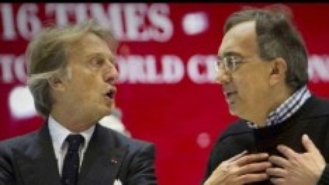 Luca Cordero di Montezemolo e Sergio Marchionne