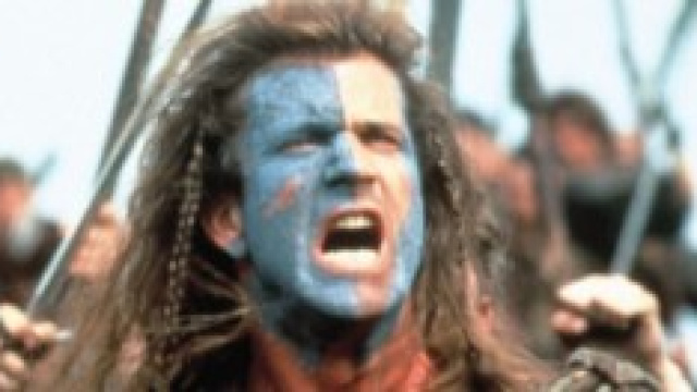 BraveHeart, interpretato da Mel Gibson
