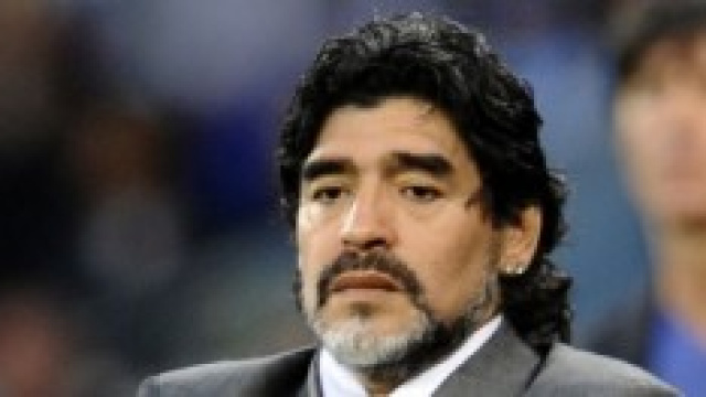 Diego Armando Maradona ex calciatore del Napoli