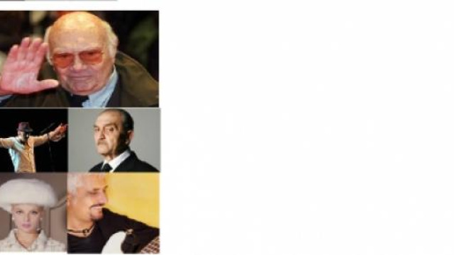 Il triste tributo dello spettacolo italiano