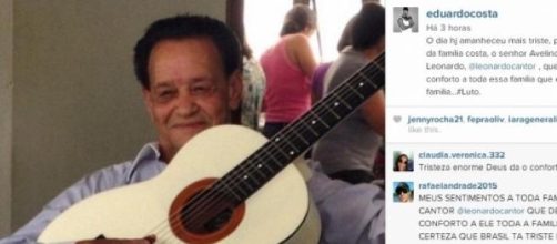 Instagram do Cantor Eduardo Costa