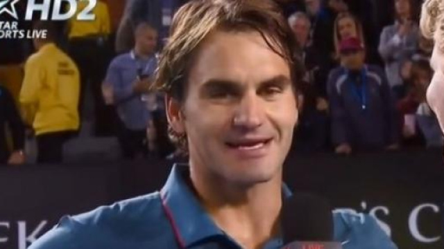 Brisbane, il grande Roger Federer